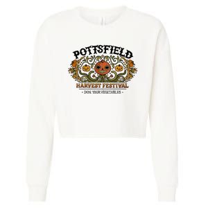 Pottsfield Harvest Festival Cropped Pullover Crew