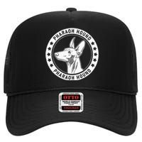 Pharaoh Hound Fan Design High Crown Mesh Back Trucker Hat