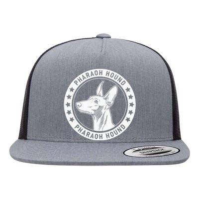 Pharaoh Hound Fan Design Flat Bill Trucker Hat