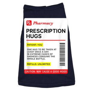 Prescription Hugs Funny Label Lazy Halloween Costume Party Doggie Tank