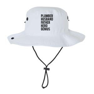 Plumber Husband Father Hero Genius Cool Plumbing Dad Gift Legacy Cool Fit Booney Bucket Hat