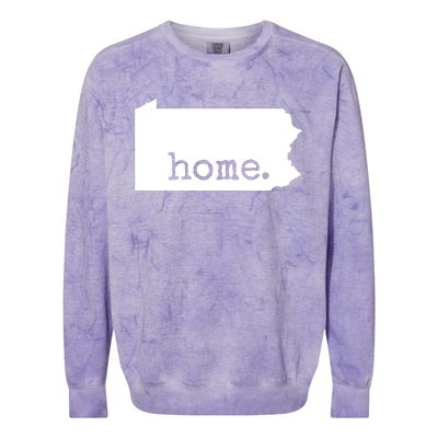 Pennsylvania Home Funny Colorblast Crewneck Sweatshirt