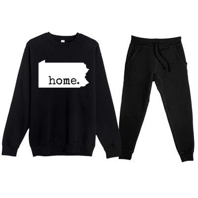 Pennsylvania Home Funny Premium Crewneck Sweatsuit Set