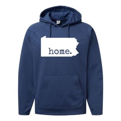 Pennsylvania Home Funny Performance Fleece Hoodie