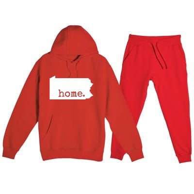 Pennsylvania Home Funny Premium Hooded Sweatsuit Set