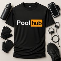 Pool Hub Funny Billiards Pool Player Performance Shirt