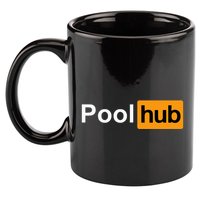 Pool Hub Funny Billiards Pool Player 11oz C Handle Ceramic Mug