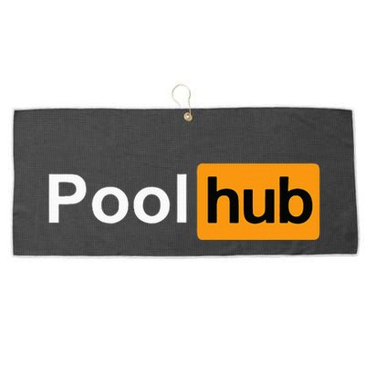 Pool Hub Funny Billiards Pool Player Large Microfiber Waffle Golf Towel