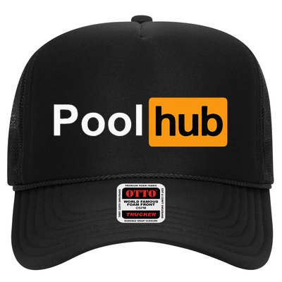 Pool Hub Funny Billiards Pool Player Trucker Hat