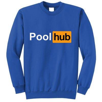 Pool Hub Funny Billiards Pool Player Sweatshirt