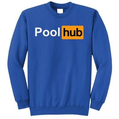 Pool Hub Funny Billiards Pool Player Sweatshirt