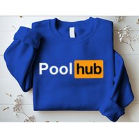 Pool Hub Funny Billiards Pool Player Sweatshirt