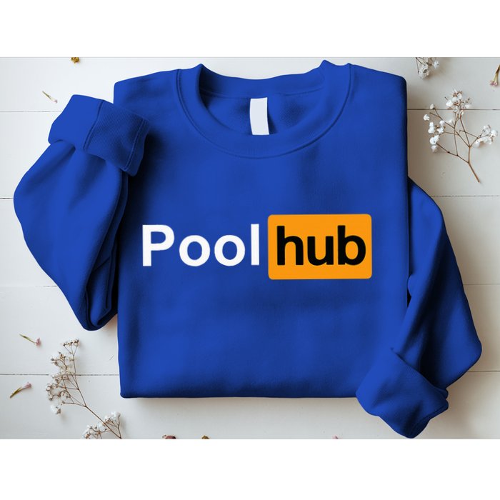 Pool Hub Funny Billiards Pool Player Sweatshirt
