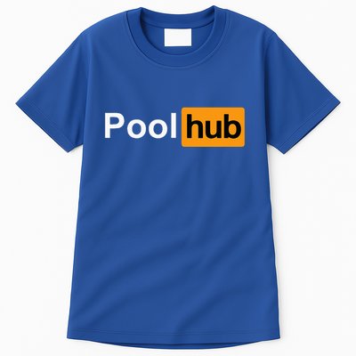 Pool Hub Funny Billiards Pool Player Tall T-Shirt