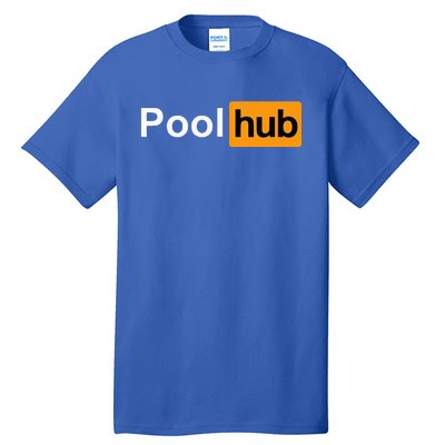 Pool Hub Funny Billiards Pool Player Tall T-Shirt