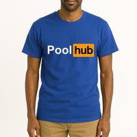 Pool Hub Funny Billiards Pool Player Tall T-Shirt