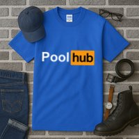 Pool Hub Funny Billiards Pool Player Tall T-Shirt
