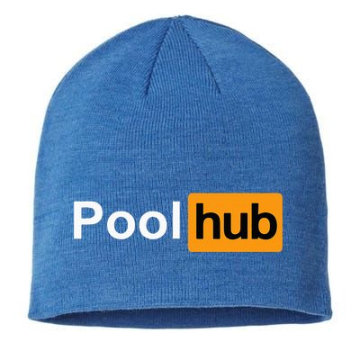 Pool Hub Funny Billiards Pool Player Sustainable Beanie