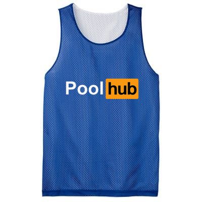 Pool Hub Funny Billiards Pool Player Mesh Reversible Basketball Jersey Tank