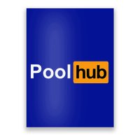 Pool Hub Funny Billiards Pool Player Poster