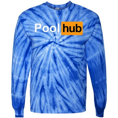 Pool Hub Funny Billiards Pool Player Tie-Dye Long Sleeve Shirt