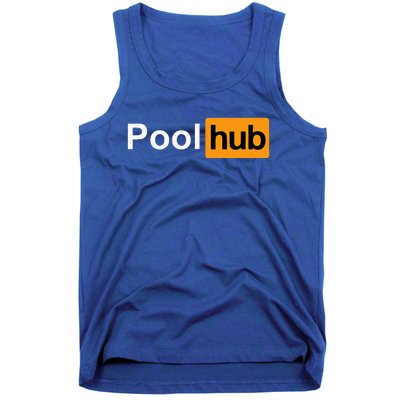 Pool Hub Funny Billiards Pool Player Tank Top