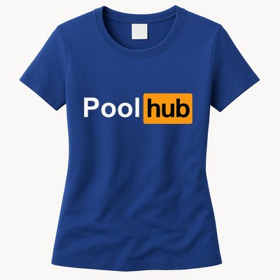 Pool Hub Funny Billiards Pool Player Womens T-Shirt