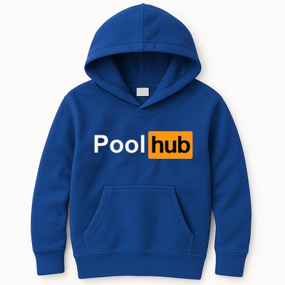 Pool Hub Funny Billiards Pool Player Kids Hoodie