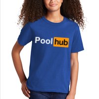 Pool Hub Funny Billiards Pool Player Kids T-Shirt