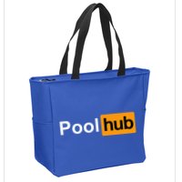 Pool Hub Funny Billiards Pool Player Zip Tote Bag
