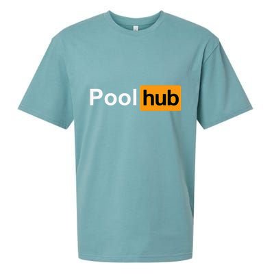 Pool Hub Funny Billiards Pool Player Sueded Cloud Jersey T-Shirt