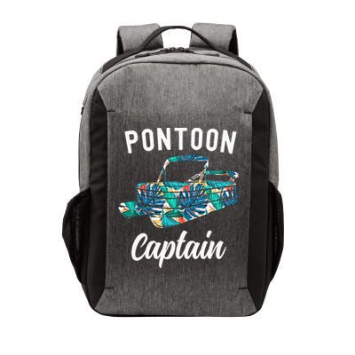 Pontoon Hawaiian Funny Pontoon Boat Captain Vector Backpack