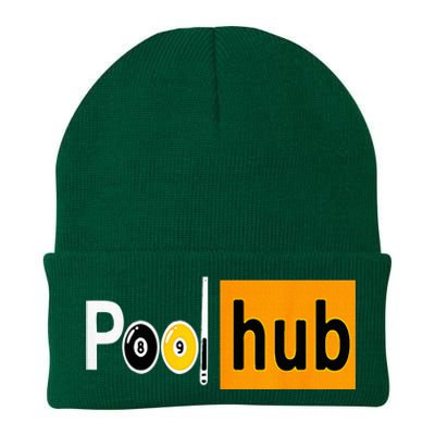 Pool Hub Funny Billiards Pool Team League Billiards Knit Cap Winter Beanie