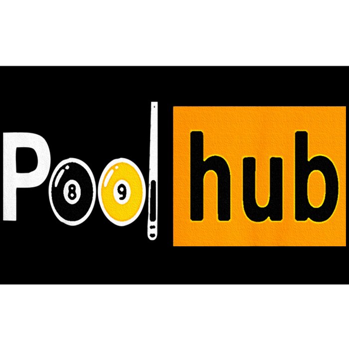 Pool Hub Funny Billiards Pool Team League Billiards Bumper Sticker