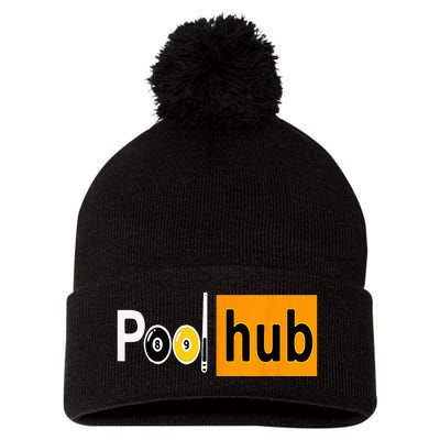 Pool Hub Funny Billiards Pool Team League Billiards Pom Pom 12in Knit Beanie