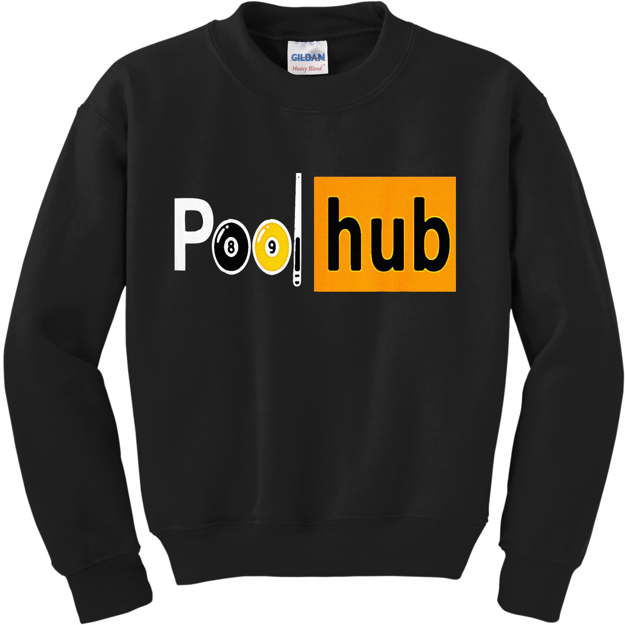 Pool Hub Funny Billiards Pool Team League Billiards Kids Sweatshirt