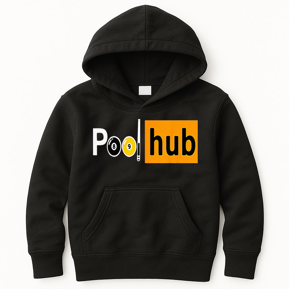 Pool Hub Funny Billiards Pool Team League Billiards Kids Hoodie
