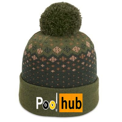 Pool Hub Funny Billiards Pool Team League Billiards The Baniff Cuffed Pom Beanie