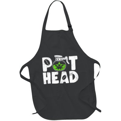 Pot Head Funny Coffee 420 Weed Lover Cannabis Marijuana Apron