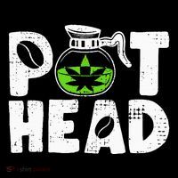 Pot Head Funny Coffee 420 Weed Lover Cannabis Marijuana Sustainable Bucket Hat