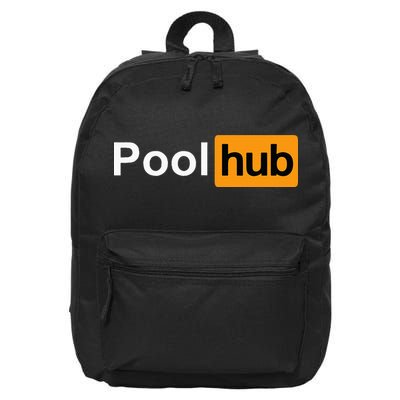 Pool Hub Funny Billiards Pool Player 16 in Basic Backpack