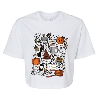 Pottsfield Harvest Festival Over The Garden Wall Bella+Canvas Jersey Crop Tee