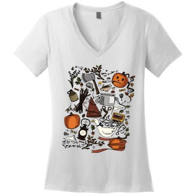 Pottsfield Harvest Festival Over The Garden Wall Women's V-Neck T-Shirt