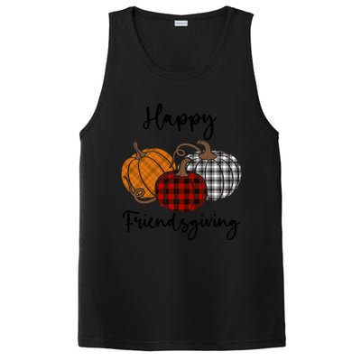 Plaid Happy Friendsgiving Funny Gift Friends Giving Funny Cool Gift PosiCharge Competitor Tank