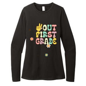 Peace Hand First 1St Grade Class Goodbye 1St Grade Funny Gift Womens CVC Long Sleeve Shirt