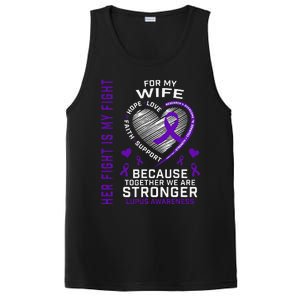 Purple Her Fight Wife Lupus Awareness Month Graphic Products PosiCharge Competitor Tank