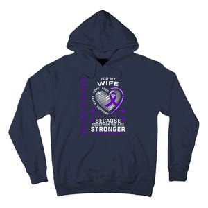 Purple Her Fight Wife Lupus Awareness Month Graphic Products Tall Hoodie