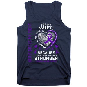 Purple Her Fight Wife Lupus Awareness Month Graphic Products Tank Top