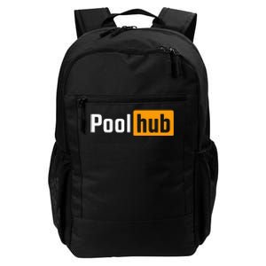 Pool Hub Funny Billiards Pool Player Quotes Parody Design Daily Commute Backpack