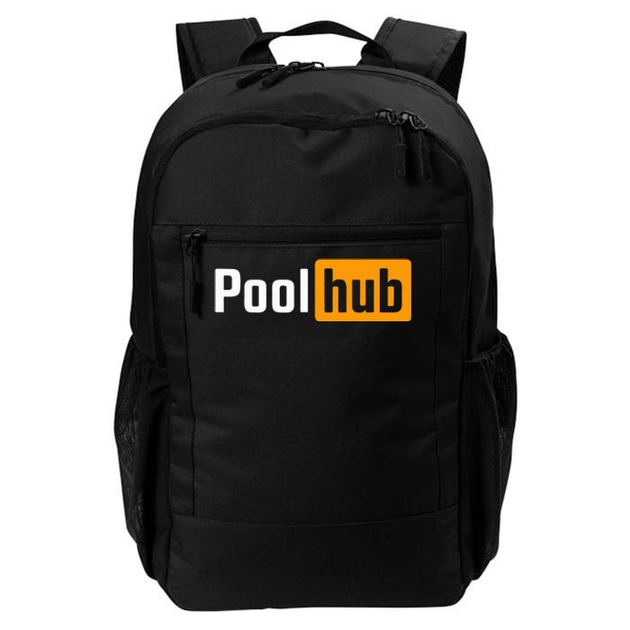 Pool Hub Funny Billiards Pool Player Quotes Parody Design Daily Commute Backpack